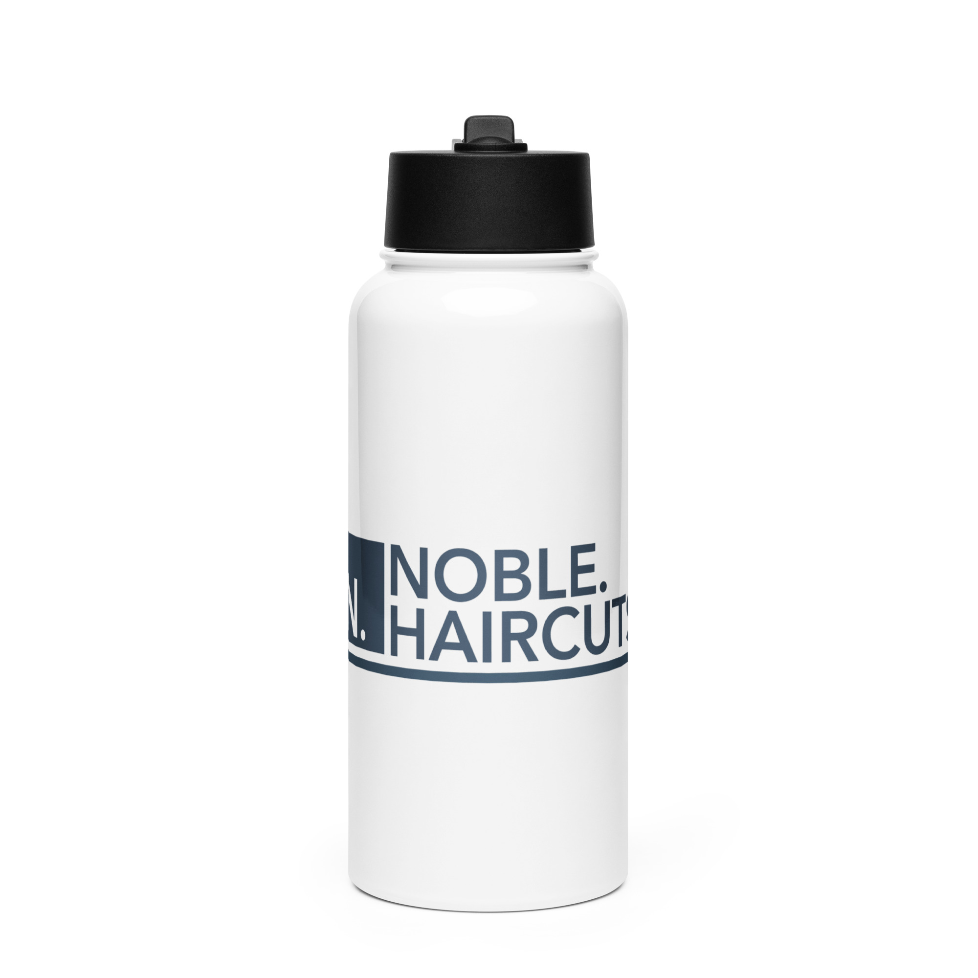 Stainless steel water bottle with a straw lid - Image 2