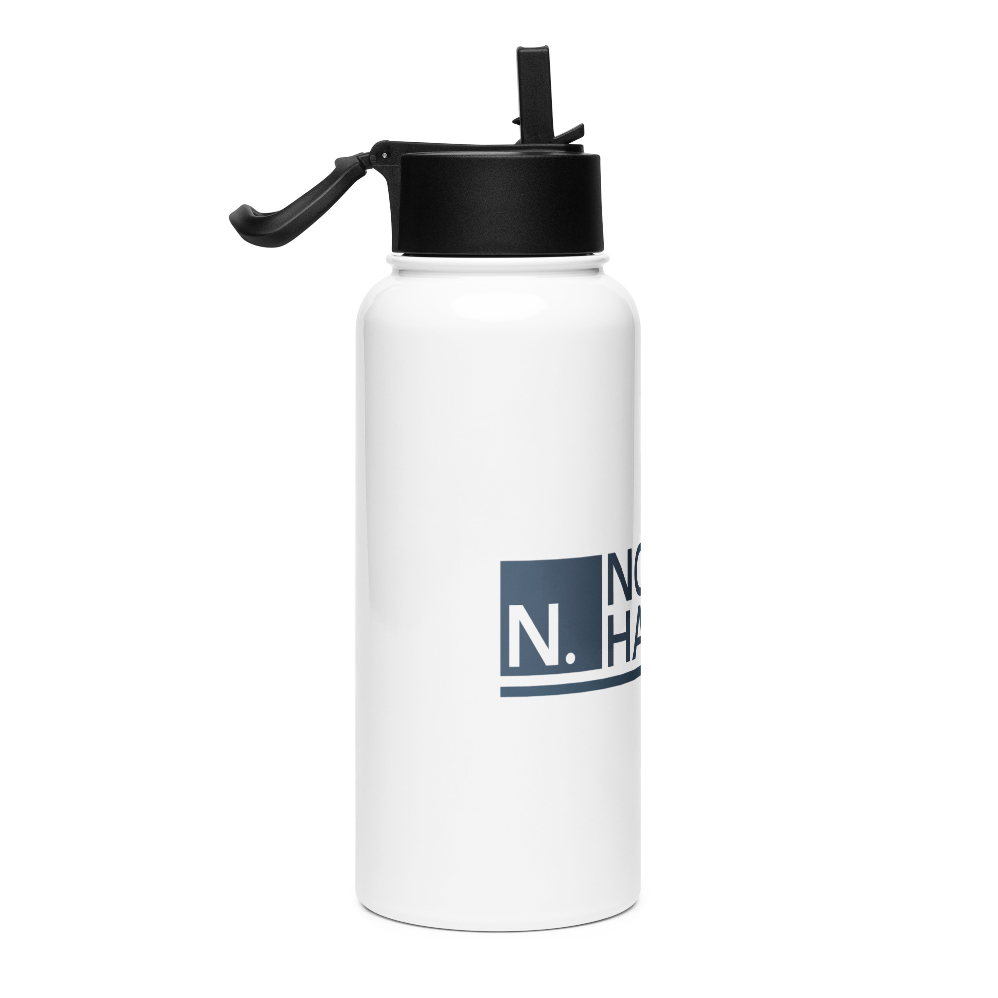 Stainless steel water bottle with a straw lid - Image 4